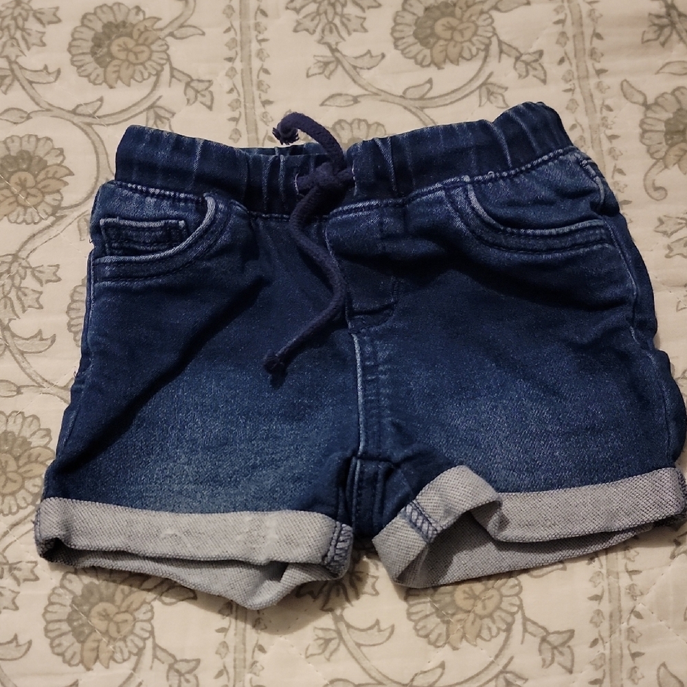 Denim Blue Kids Shorts